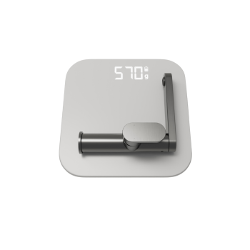 Bateria Umywalkowa grafit szczotkowany Nablatowa Stojąca Kran